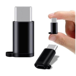 Mocco Universal Adapter Micro USB to USB Type-C Connection Black (OEM)
