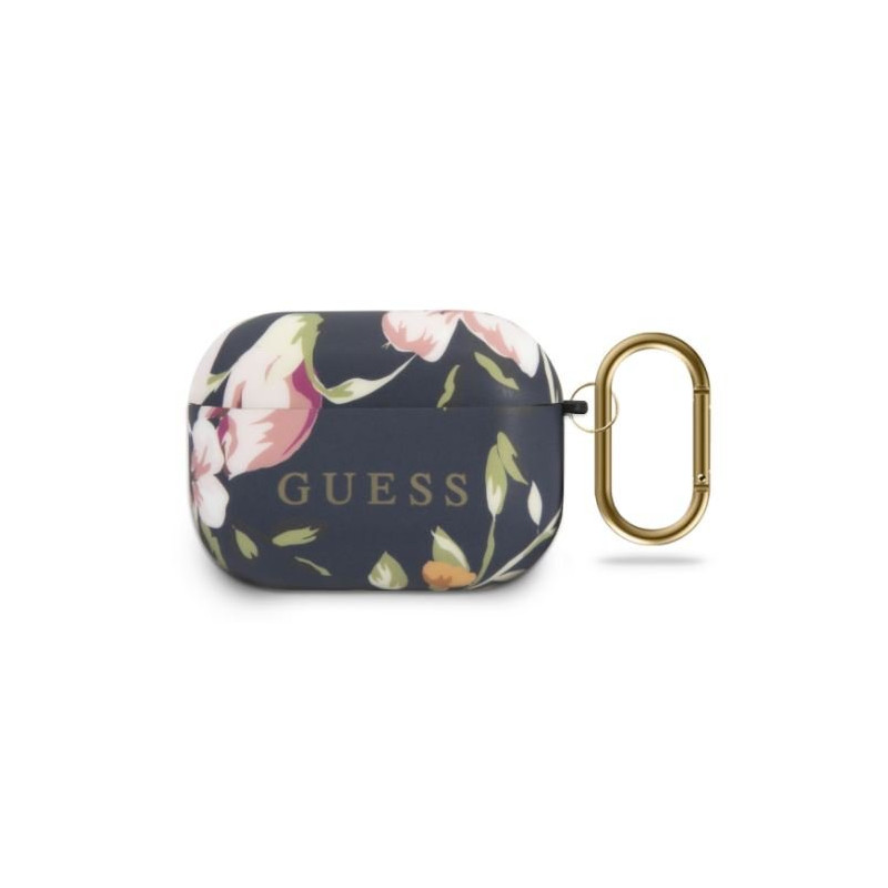Guess GUACAPTPUBKFLO3 Silicone Headset Holder Bag For Airpods Pro Floral N.3