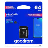 Goodram 64GB Micro SDHC U1-I Class 10 Memory Card with Adapter