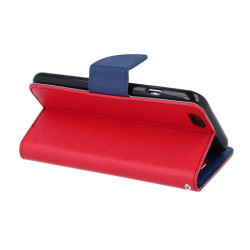 Mocco Fancy Book Case For Samsung Galaxy A42 5G Red - Blue