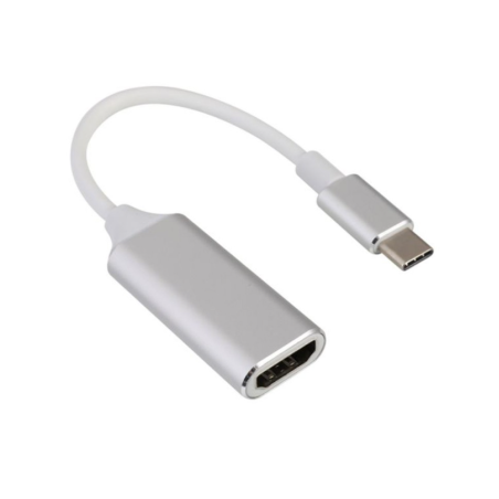 RoGer Multimedia Adapter USB-C to HDMI (4K @ 30Hz, 1080P @ 60Hz) Silver