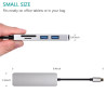 RoGer USB-C Hub 5in1 USB 3.0 x2 / HDMI / SD card reader / TF card reader