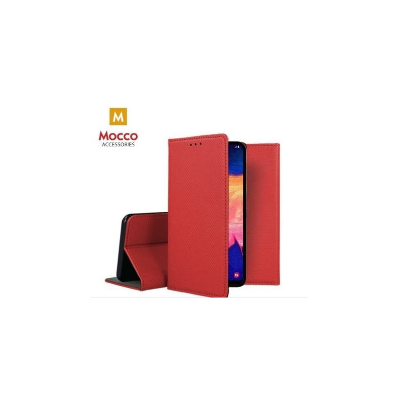 Mocco Smart Magnet Book Case For LG K52 Red