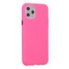 Mocco Soft Cream Silicone Back Case for Apple iPhone 12 / 12 Pro Pink