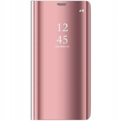 Mocco Clear View Cover Case For Samsung Galaxy A42 5G Pink