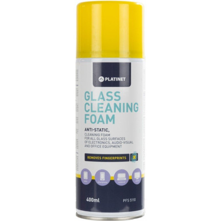 Platinet PFS5120 Cleaning Foam For Plastic / Metal Surfaces / Notebooks 400 ml