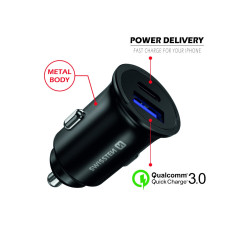 SWISSTEN SW-CCH-ME2-QC3.0-PD-36W-BK