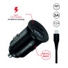 Swissten 35W Metal Car Charger Adapter with 25W Samsung SFC + 10W USB