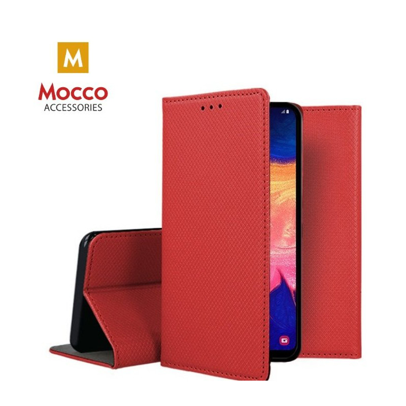 Mocco Smart Magnet Book Case For Xiaomi Mi 11 5G Red