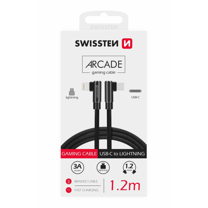 SWISSTEN SW-QU-TYPCLIGHT012M-BK