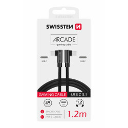 SWISSTEN SW-QU-TYPC-TYPC-12M-BK