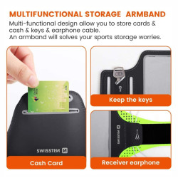Swissten Armbag Case for phones up to 7 inches