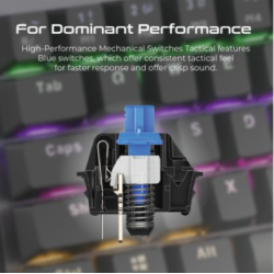 VERTUX Tactical Mechanical Gaming RGB Keyboard