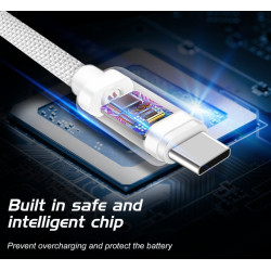 Swissten Textile Universal Quick Charge 3.0 USB-C to USB-C Data and Charging Cable 2m