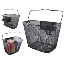 RoGer Metal Basket for Bicycle / 5kg / 33x25x23 cm