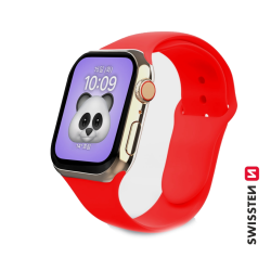 Swissten Silicone Band for Apple Watch 1/2/3/4/5/6/SE / 42 mm / 44 mm