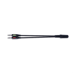 Modecom Volcano MC-859 Bow Gaming Headset with Microphone / 3.5mm / 2.2m Cable / Black