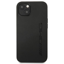 AMG AMHCP13LDOLBK Leather Back Case For Apple iPhone 13 Black