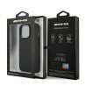 AMG AMHCP13XDOLBK Leather Back Case For Apple iPhone 13 Pro Max Black