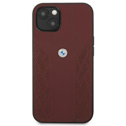 BMW BMHCP13SRSPPR Leather Back Case For Apple iPhone 13 Mini