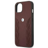 BMW BMHCP13SRSPPR Leather Back Case For Apple iPhone 13 Mini