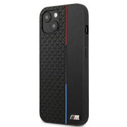 BMW M Collection BMHCP13STRTBK Leather Back Case For Apple iPhone 13 Mini