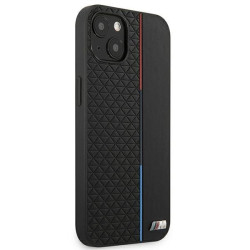BMW M Collection BMHCP13STRTBK Leather Back Case For Apple iPhone 13 Mini