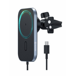 Swissten Magsafe Air Vent Car Holder With 15W  Wireless Charging