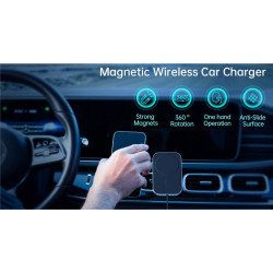 Swissten Magsafe Air Vent Car Holder With 15W  Wireless Charging