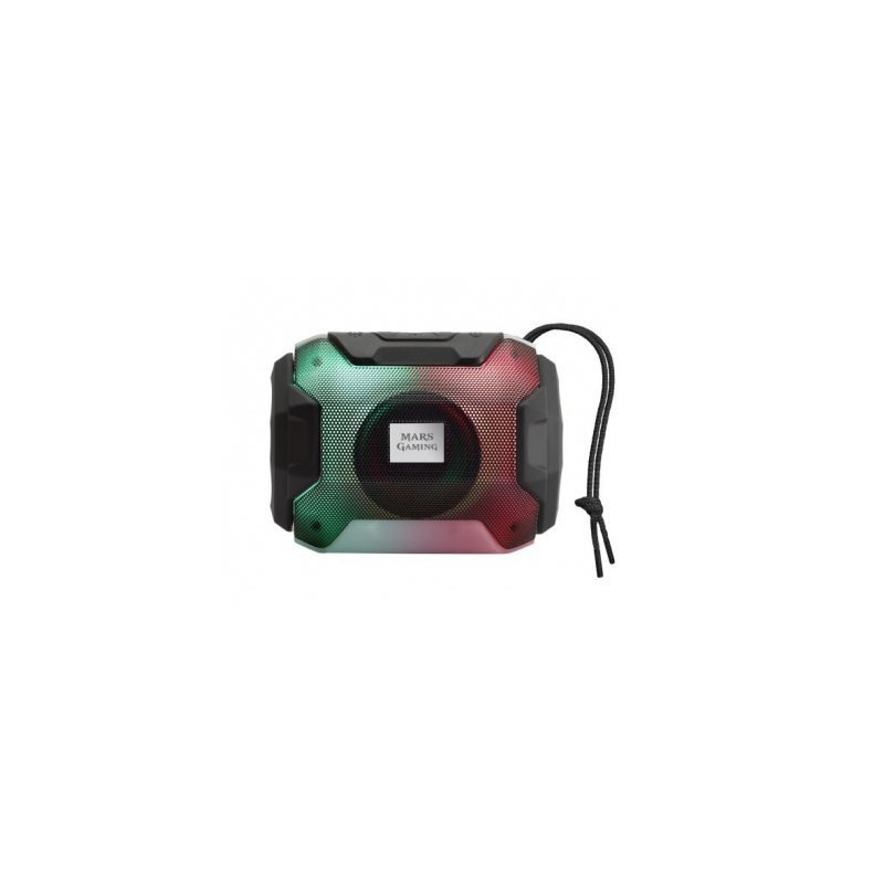 Mars Gaming MSBAX Bluetooth Wireless Speaker with Radio / MicroSD / RGB / USB / 10W