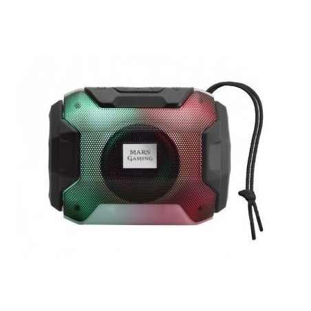 Mars Gaming MSBAX Bluetooth Wireless Speaker with Radio / MicroSD / RGB / USB / 10W