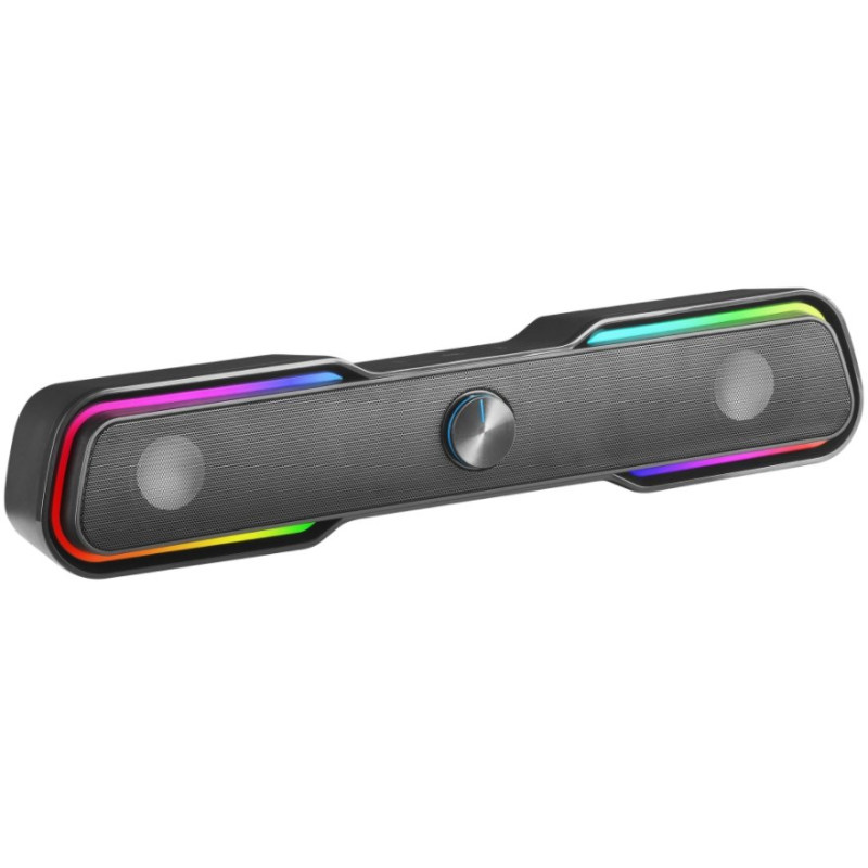 Mars Gaming MSBX Bluetooth 5.0 Soundbar with RGB / AUX /  10W