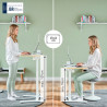 Leitz 65880001 stovimasis stalas Balta