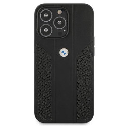 BMW BMHCP13LRSPPK Leather Back Case For Apple iPhone 13 / 13 Pro