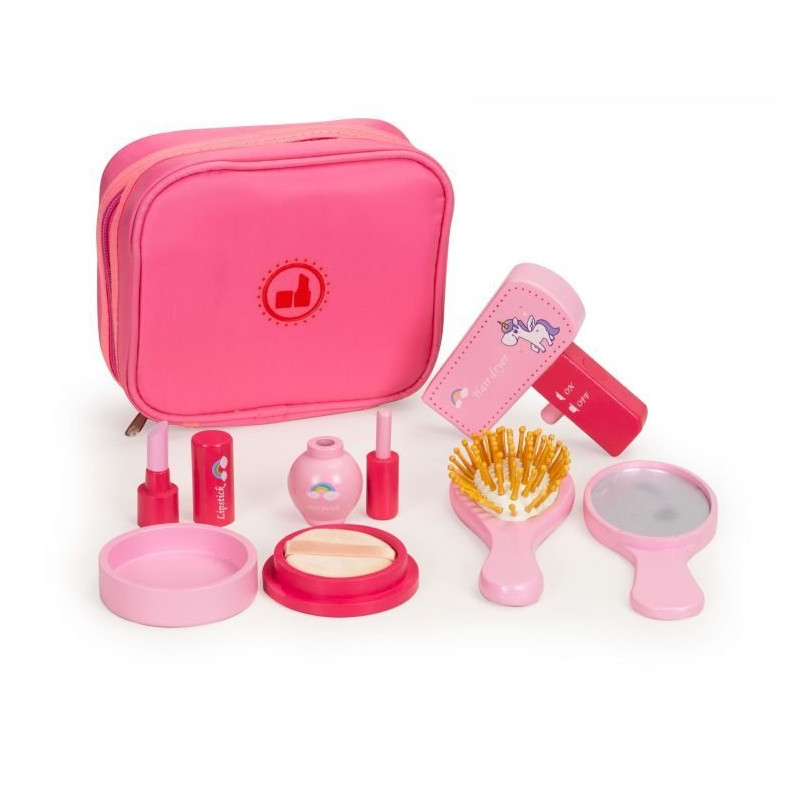 EcoToys Beauty set with bag and 6 accessories
