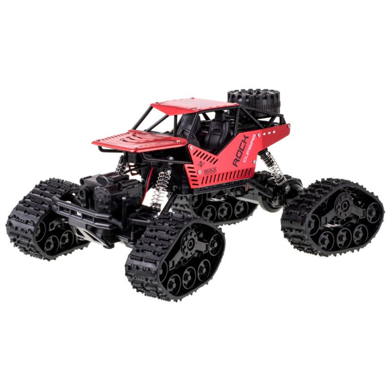 RoGer Rock Crawler 2in1 Radio controlled Car / 2.4Ghz  / 4x4 / 20 km/h / 1:16 / Red