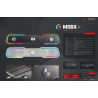 Mars Gaming MSBXW Bluetooth 5.0 Soundbar with RGB / AUX / 10W