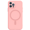 Mocco MagSilicone Soft Back Case Silicone Case for Apple iPhone 12 Pro Pink