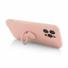 Mocco Pastel Ring Silicone Back Case for Samsung Galaxy S22 Plus 5G Pink