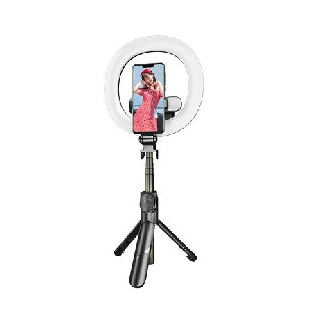 RoGer V14 Universal Tripod Stand for Selfie with LED Lamp