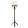 RoGer V14 Universal Tripod Stand for Selfie with LED Lamp
