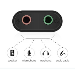 UGreen USB 2.0 External Sound Adapter Black