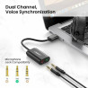 UGreen USB 2.0 External Sound Adapter Black