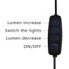 Platinet PMRL3 LED Ring Light with flexible phone clip