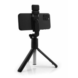 RoGer R1S 2in1 Selfie Stick + Tripod Telescopic Stand with Bluetooth Remote Control + Flash