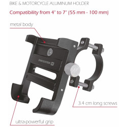 Swissten BM1 Bike holder For Mobile 4-7"