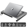 Swissten Multifunctional USB-C Laptop Docking Station / HDMI / USB 3.0 / 2x USB-C / RJ45 / SD / Micro SD / VGA / Audio
