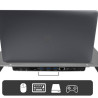 Swissten Multifunctional USB-C Laptop Docking Station / HDMI / USB 3.0 / 2x USB-C / RJ45 / SD / Micro SD / VGA / Audio