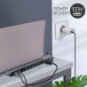 Swissten Multifunctional USB-C Laptop Docking Station / HDMI / USB 3.0 / 2x USB-C / RJ45 / SD / Micro SD / VGA / Audio