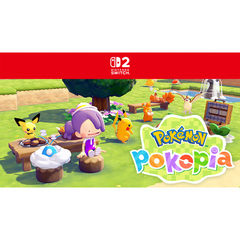 Nintendo Pokémon Pokopia ( Switch 2) Standartinis Supaprastinta kinų, Tradicinė kinų, Vokiečių kalba, Anglų kalba, Ispanų kalba,